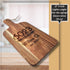Personalized Home Address Paddle Cutting Board-Laser Engraved